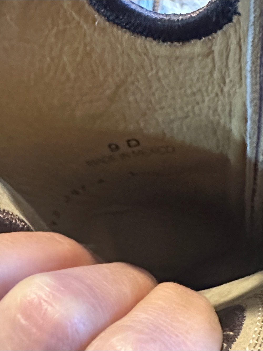 Cavender's Men's Western Boots in Taupe and Brown - Picture 7 of 12